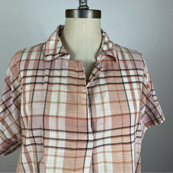 Madewell Park Popover Shirt in Plaid - Picture 4 of 8